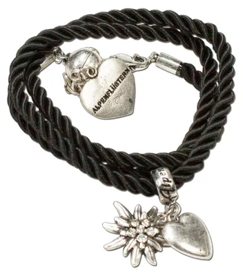 Produktbild von Alpenflüstern Trachten-Wickelarmband Edelweiß - Damen-Trachtenschmuck, Trachtena