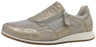 Image de Gabor Comfort : chaussures pour femmes, chaussures basses, mocassins, couleur beige, style décontracté