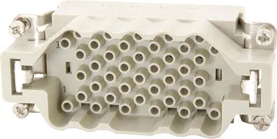 Produktbild von HARTING Han 40EEE Stifteinsatz (M) Crimpanschluss, 40-polig+PE 500V, 16A - 1 Stück