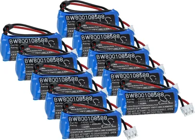 Produktbild von vhbw 10x Batterie kompatibel mit Steris Surgigraphic 6000 Steuereinheit (450 mAh, 3,6 V, Li-MnO2)