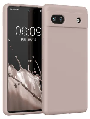 Produktbild von kwmobile Handyhülle für Google Pixel 6a Hülle, für Pixel 6a Case - Hülle Silikon - kabelloses Laden - Altrosa