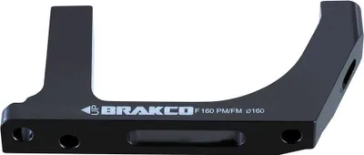 Immagine prodotto di Adattatore per pinza freno a disco anteriore Brakco Flatmount/Postmount 160 mm, argento Argento, taglia unica