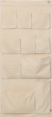Produktbild von Canvas XL Wall Pockets - Off-white 1104266380 | Babyzimmer Ideen