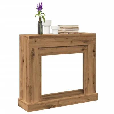 Produktbild von Kaminumrandung Artisan-Eiche 100x30x87,5 cm Holzwerkstoff 854570
