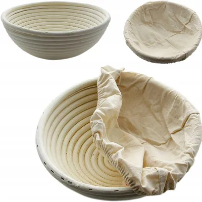Produktbild von Rattan Gärkörbchen Teigform für Brot 23 cm