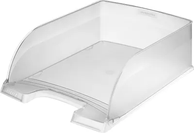 Produktbild von Leitz Plus Range Jumbo Letter Trays, 255 x 357 x 103 mm, Transparent