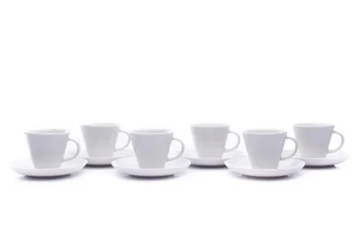 Obrázok produktu pre Thun 1794 Tom, šálky a podšálky, 260 ml, biely, český porcelán, Thun, 6 ks