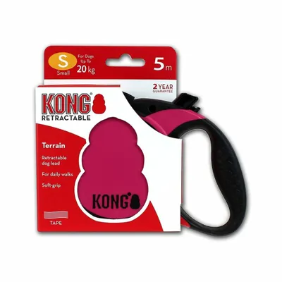 Obrázek produktu pro Natahovací vodítko Kong Terrain různé barvy a velikosti, barva:fialová, velikost:5m do 20 kg