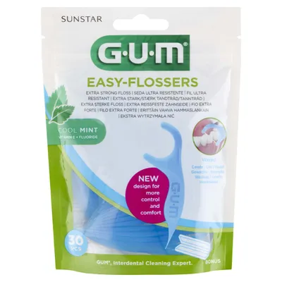 Obrázek produktu pro Sunstar GUM Easy-Flossers, Ni dentystyczna, 30 sztuk