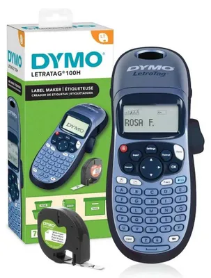 Image de DYMO LetraTag 100H, Impression thermique directe, 180 x 180 ppp, 12 mm/s, Bleu
