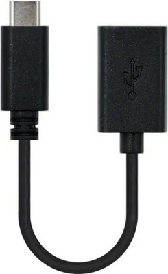 Obrázek produktu pro Nanocable USB 2.0, 0.15m, 0,15 m, USB C, USB A, USB 2.0, Samec/samice, Černá