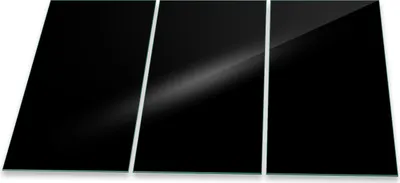 Produktbild von Herdabdeckplatte Abdeckung Glaskeramikfeld Abdeckplatte 3-Teilig 90x52 Schwarz Schutz