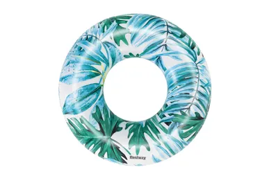 Produktbild von Bestway 36237 - Schwimmring Aloha mit Tropical Palms - Ø 119 cm - Blau