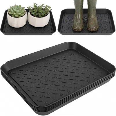 Produktbild von Abtropfschale – Set mit 6 Stück – 36 x 28 x 3 cm – Kunststoff – Abtropfmatte