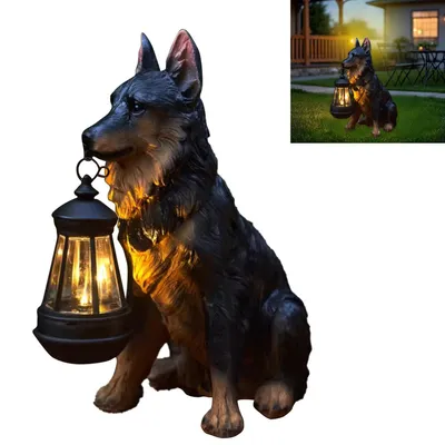 Produktbild von LED Solarleuchten,Simulation Hund Dekorative Hängeleuchte,Harzmaterial,Automatische Nachtbeleuchtung,IP65,Intelligente Lichtsteuerung,Abnehmbar