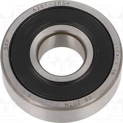 Produktbild von 1x Lager: Kugel einreihig W: 10mm 6201-2RSH SKF Wälzlager ØInn: 12mm ØAußen: 32mm