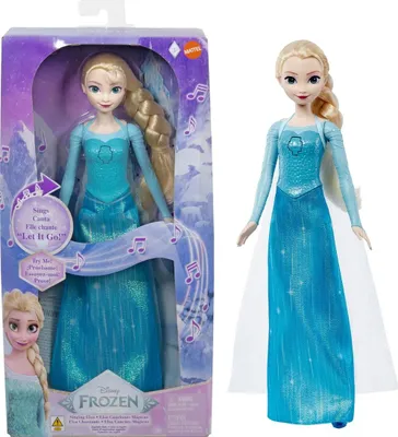 Immagine prodotto di Mattel Frozen Elsa bambola canterina - Bambola giocattolo Disney per bambini
