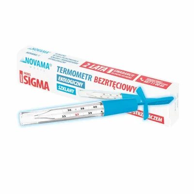 Produktbild von NOVAMA WHITE SIGMA Quecksilberfreies Analogthermometer aus Glas