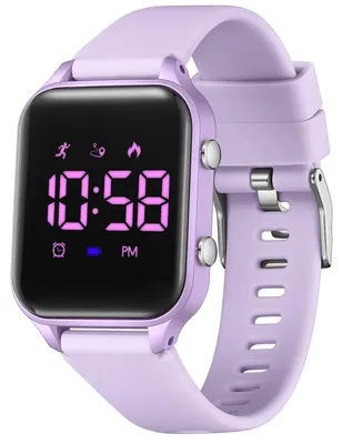 Produktbild von Digitale Uhr Kinder Wasserdicht Armbanduhr Mädchen Jungen Stoppuhr Lila