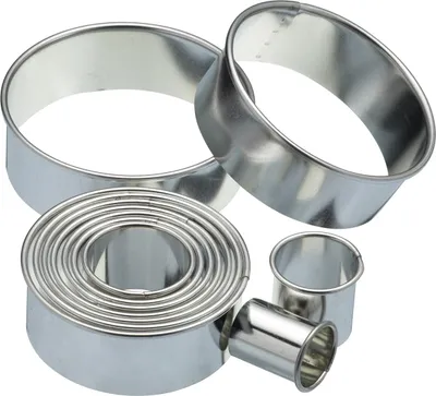Produktbild von 11 Runde Keksausstecher aus Metall