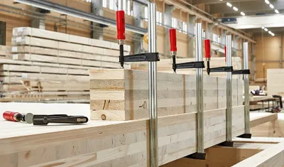 Produktbild von Bessey Temperguss-Schraubknecht mit Holzgriff TKPN-BE - TKPN300BE