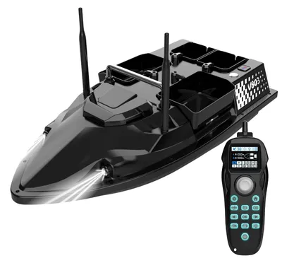 Obrázek produktu pro Loď pro přívlač, GPS navigace, 4 zásobníky na nástrahy, V803 GPS, baterie: 7,4V 12000mAh