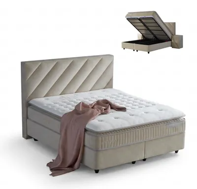 Produktbild von Shine Bett Boxspringbett mit Matratze 160x200