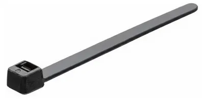 Produktbild von Synergy21 ALLNET 19zbh. Kabelbinder, L200xB3,6mm, 100er Pack, Schwarz, UV-Beständig,
