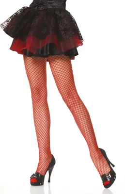 Produktbild von Fishnet Strumpfhose rot Größe: XL-XXL
