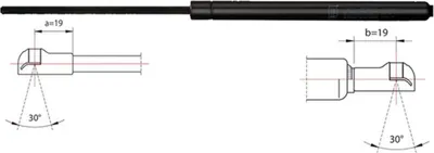 Produktbild von METZGER Gasfeder Motorhaubendämpfer 374mm für BMW 1 Schrägheck (E87) 350N 2110361