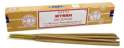 Produktbild von Satya Weihrauchstäbchen 15g - Myrrhe