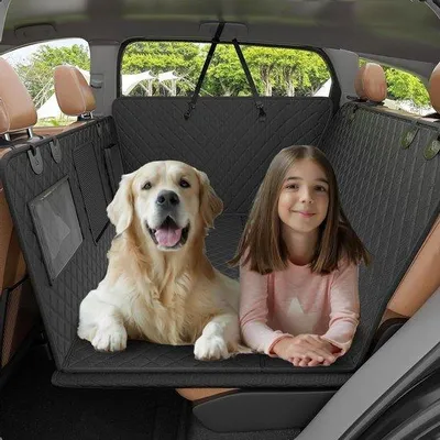 Produktbild von Autoteppich Hundedecke mit stabilen Wabenblättern, wasserdicht und kratzfest