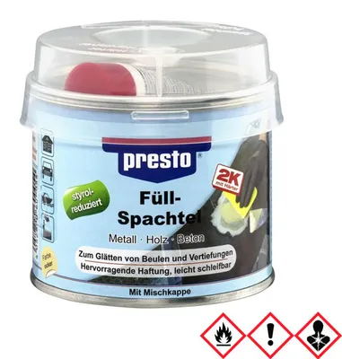 Zdjęcie produktu dla Presto Prestolith wypełniacz poliestrowy 2K ochra 250g