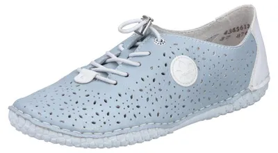 Produktbild von Rieker Slipper - Blau Glattleder : 43 : Normal Größe: 43 Weite: Normal
