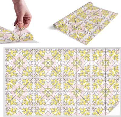 Zdjęcie produktu dla Folia witrażowa do okien - 116x200 cm - Folia witrażowa, dekoracyjna i nieprzezroczysta - Samoprzylepna dekoracyjna folia szklana w witrażowy wzór - Ochrona UV, łatwa w montażu, dekoracja okienna - Abstrakcyjne kwiaty