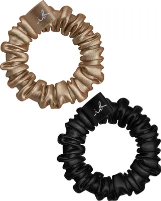 Zdjęcie produktu dla invisibobble Sprunchie Slim – True Golden, Wstążka do włosów, Czarny, Brąz, Monochromatyczny, Dorośli, 2 szt.