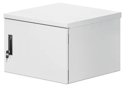 Produktbild von Intellinet 716093, Wandmontiertes Regal, 9U, 100 kg, Sperrschloss, Verbessertes Kabelmanagement, 36 kg