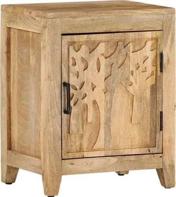 Produktbild von Nachttisch 40x30x50 cm Massivholz Mango
