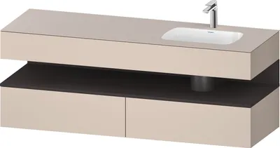 Produktbild von DURAVIT QA4796080910000 QTG EWT KWTU 1600 Wß Hgl. Be