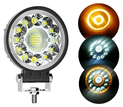Obrázok produktu pre LED halogénová žiarovka – stropné, vonkajšie a vnútorné svietidlá/reflektory, biele a žlté svetlo, 40 W, 4000 lm, 12 V–24 V, pre nákladné vozidlá a