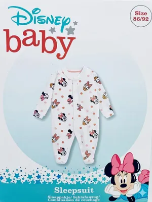 Produktbild von Disney Baby Minnie Maus Schlafanzug Baby Strampler Gr. 86/92 NL Hersteller