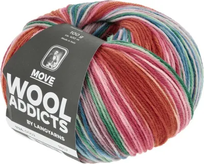 Produktbild von Lang Yarns - Move 0002 rose orange blau