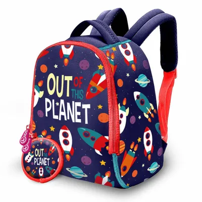 Immagine prodotto di Plecak KIDS LICENSING Out Planet 25cm - Neoprenowy plecak dla dzieci