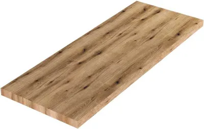 Produktbild von 120 cm Ablage in Holzoptik Eiche für Aufsatzwaschbecken