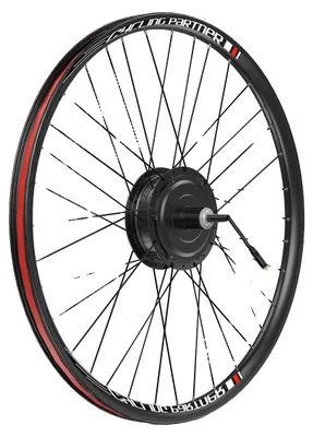 Produktbild von E-Bike Umbausatz, 500W / 750W Motor, hohe Effizienz, Scheibenbremse 700C 48V500W Hinterrad (Kasette), [Bluetooth] EKD01 (0-9 PAS), Bremsensor