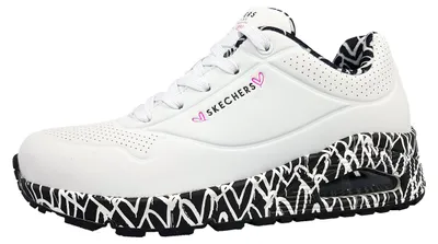Productafbeelding van Skechers Uno - Loving Love Damenschuhe Schnürschuhe Sneaker Weiß Freizeit
