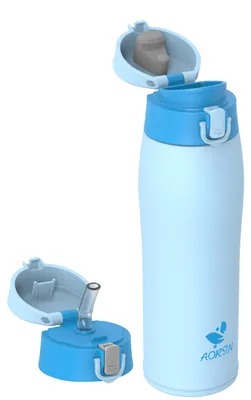 Produktbild von Trinkflasche Edelstahl 750ml, Auslaufsicher, Isolierflasche, BPA-frei, AORIN