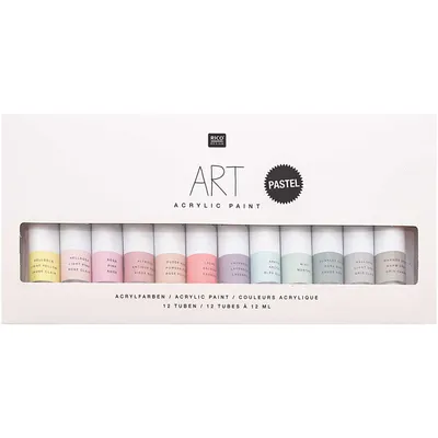 Produktbild von Art Acryl Farben Set Pastel 12x12ml