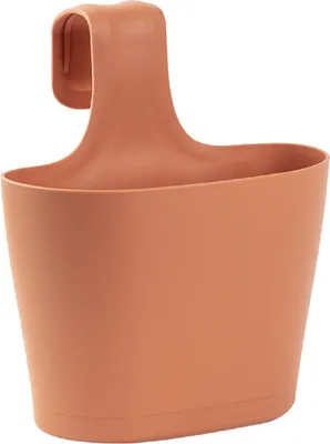 Produktbild von Blumenkasten oval 2,8 Liter zum Hängen mit 1. Bügel Rotbraun