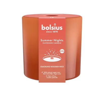 Produktbild von Bolsius Sommernächte Outdoor-Kerze Terrakotta